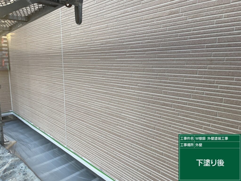 下塗り後です。